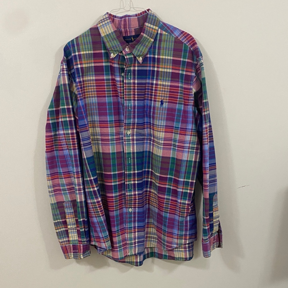 Ralph Lauren Multicolor Plaid Button-Down Shirt